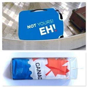 Travel Club EZ-ID Canada flag 20" carry-on luggage humorous cover